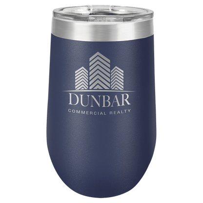 Navy Blue Polar Camel 16 oz. Vacuum Insulated Stemless Tumbler with Lid
