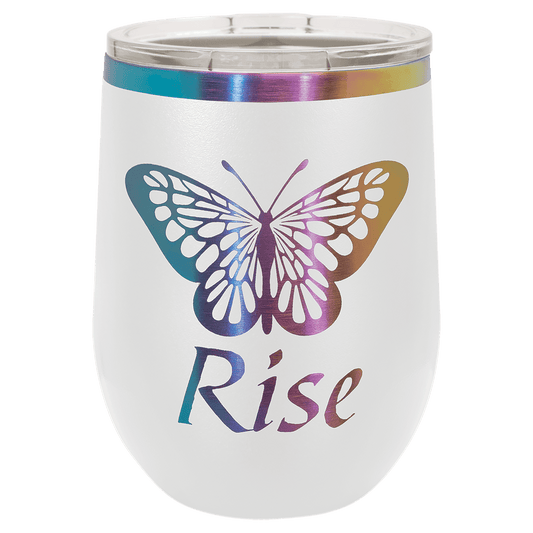 White Prism Polar Camel 12 oz. Stemless Wine Tumbler