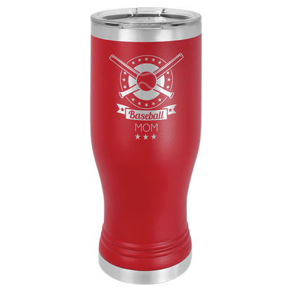 Red Polar Camel 20 oz Pilsner with Clear Lid