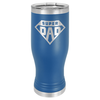 Royal Blue Polar Camel 20 oz Pilsner with Clear Lid