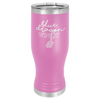 Light Purple Polar Camel 20 oz Pilsner with Clear Lid