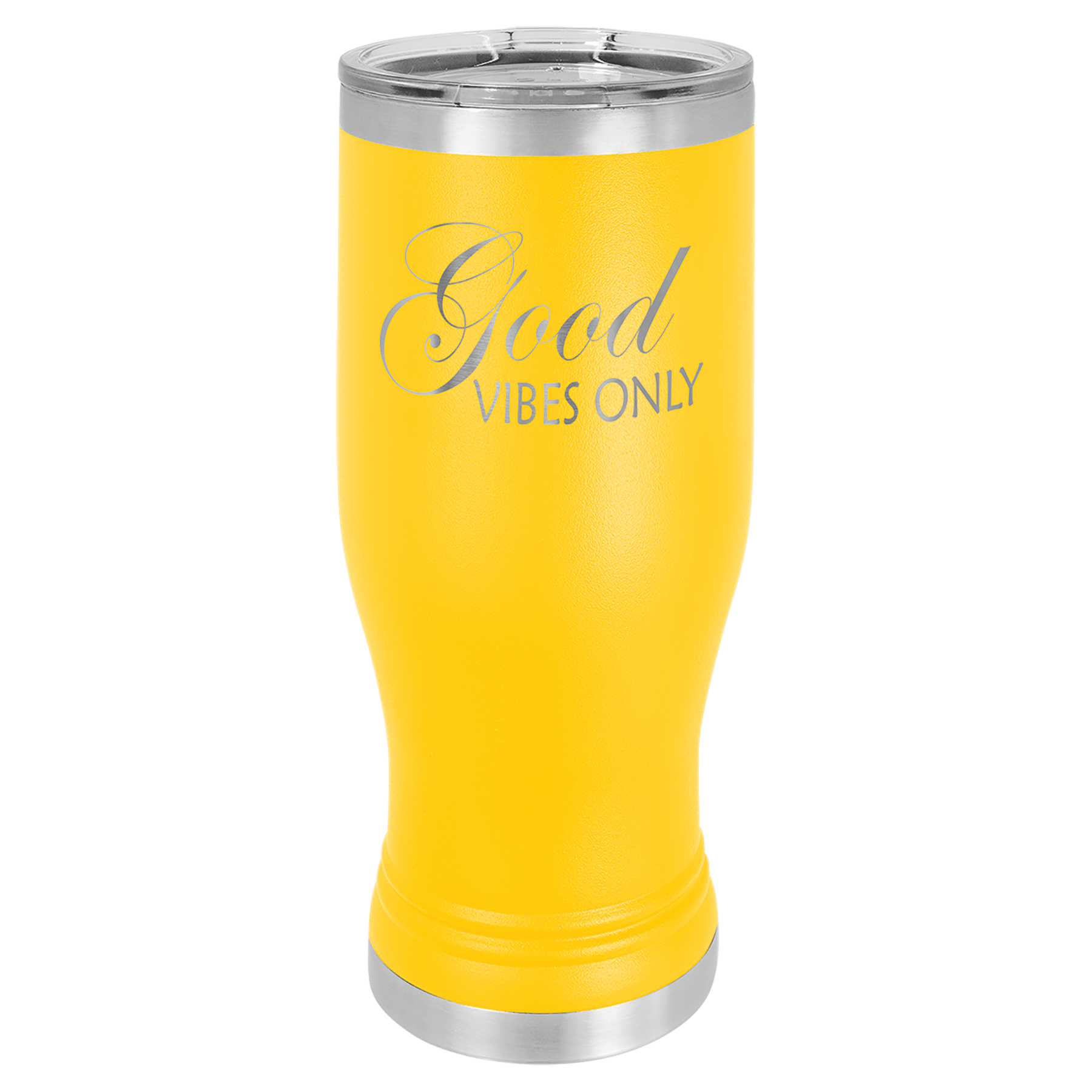 Yellow Polar Camel 20 oz Pilsner with Clear Lid