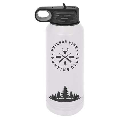 White Ghost Black Polar Camel 32 oz. Water Bottle