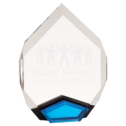 Blue 6" x 8" Marquis Acrylic