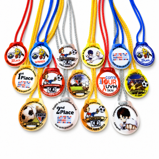 MED610. Medalla de Acrílico Impresa a Colores MINI