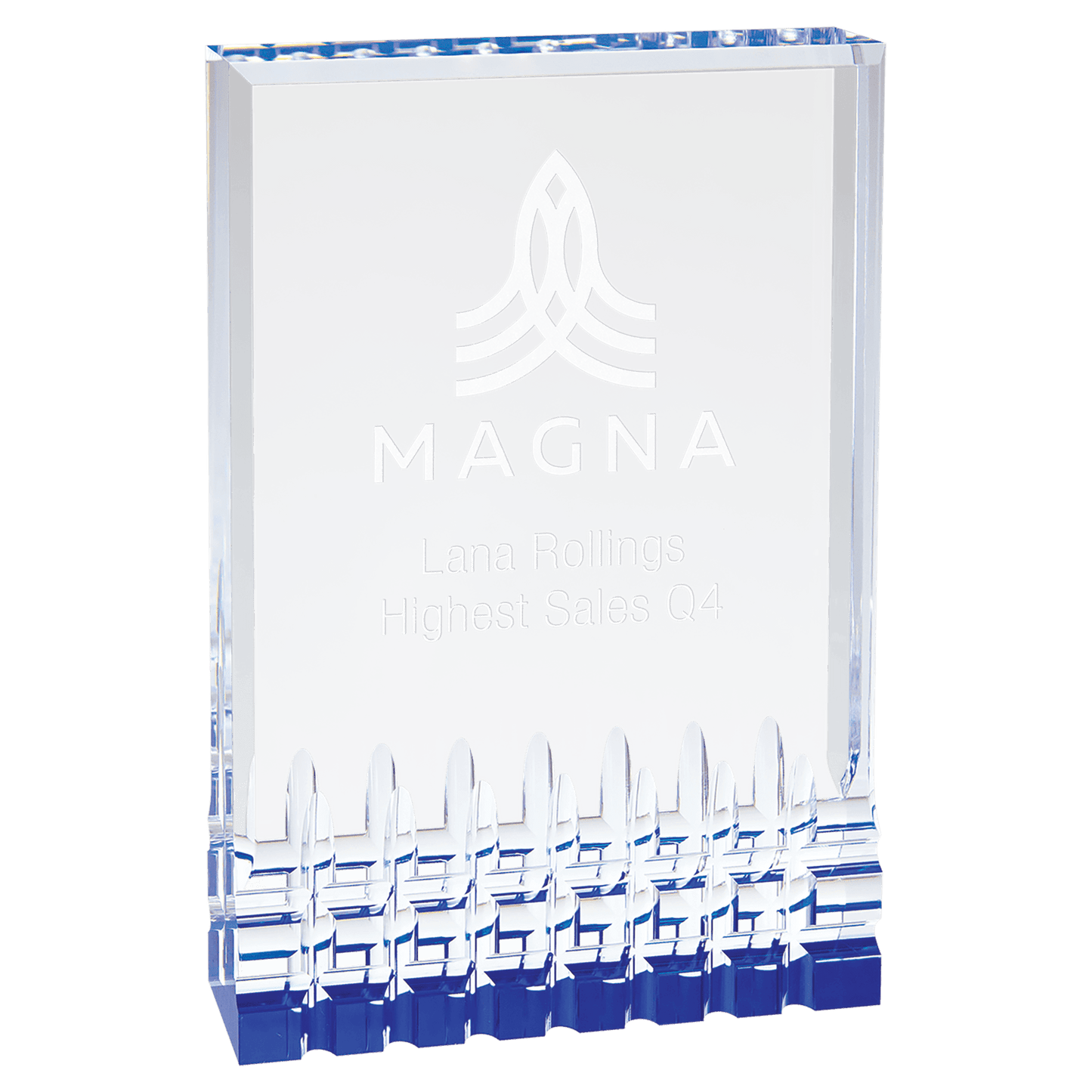 Blue 5" x 7" Mirage Acrylic