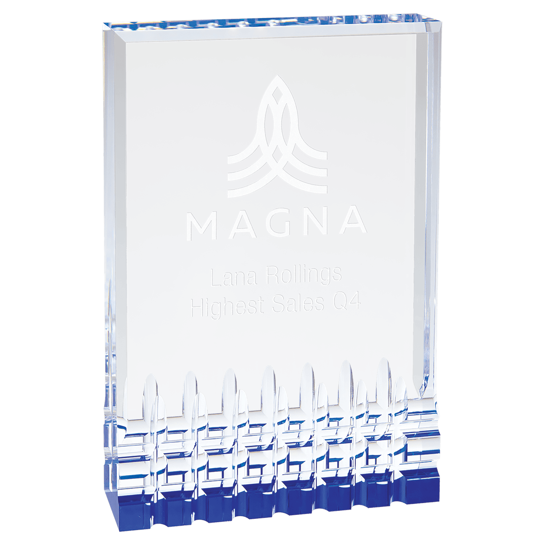 Blue 5" x 7" Mirage Acrylic