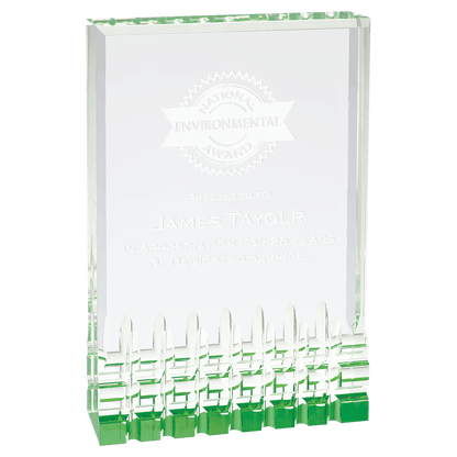 Green 5" x 7" Mirage Acrylic