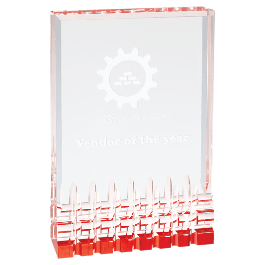 Red 5" x 7" Mirage Acrylic