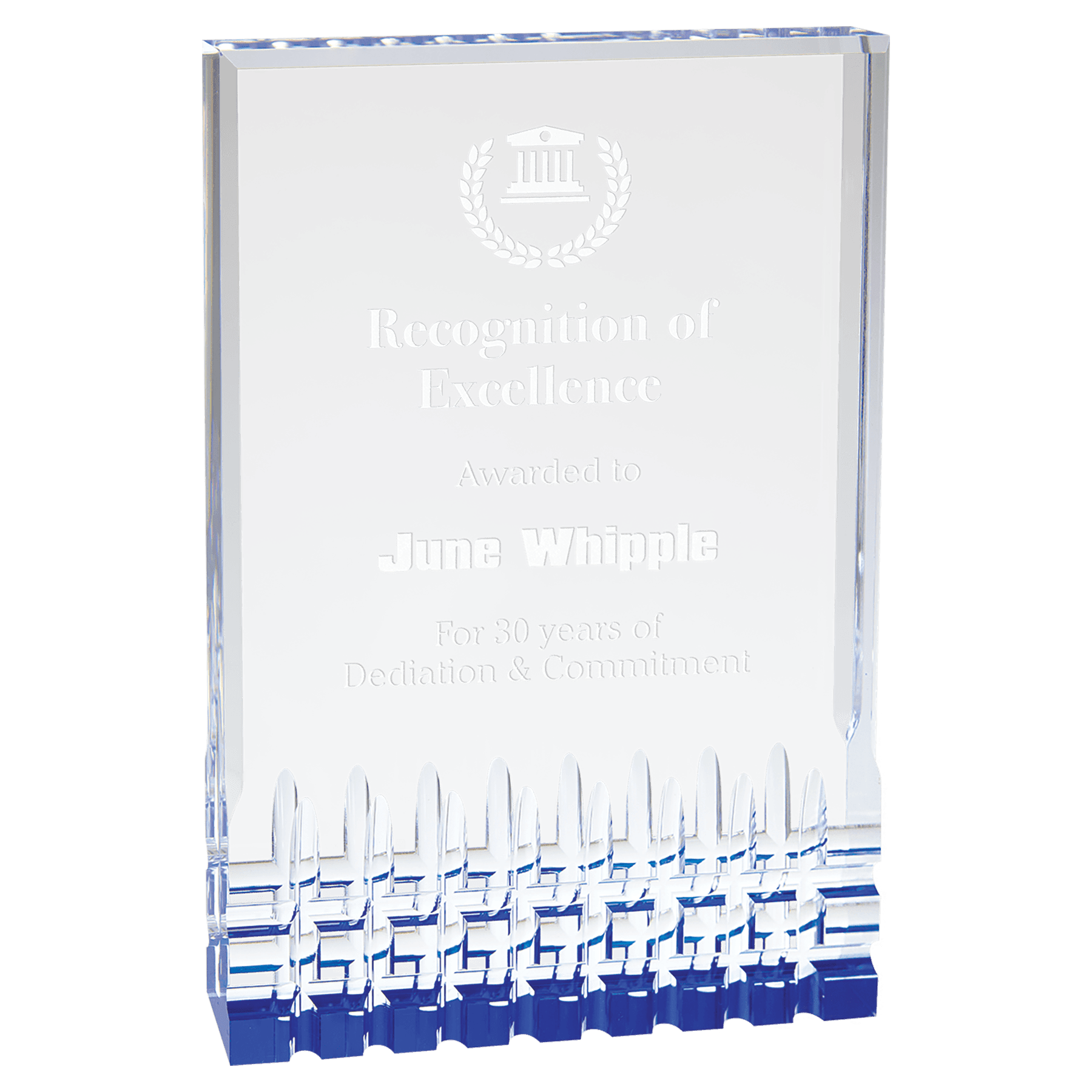 Blue 6" x 8" Mirage Acrylic