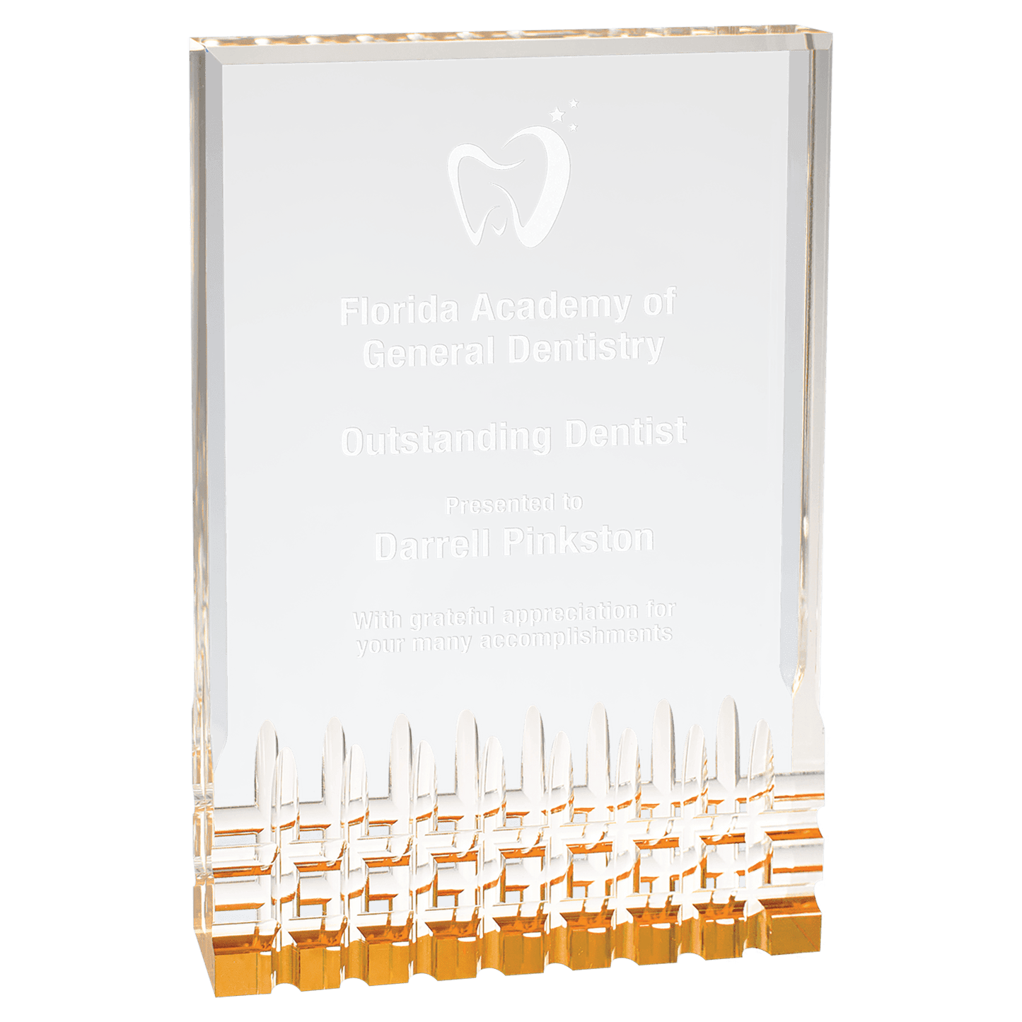 Gold 6" x 8" Mirage Acrylic