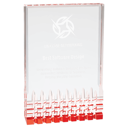 Red 6" x 8" Mirage Acrylic