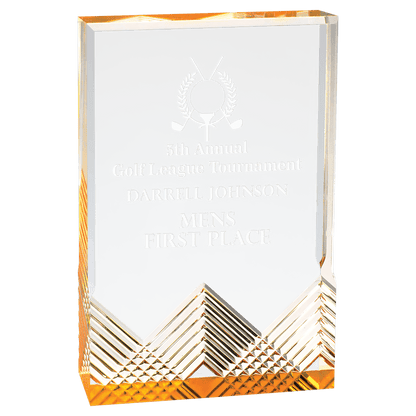 Gold 5" x 7" Apex Mirage Acrylic