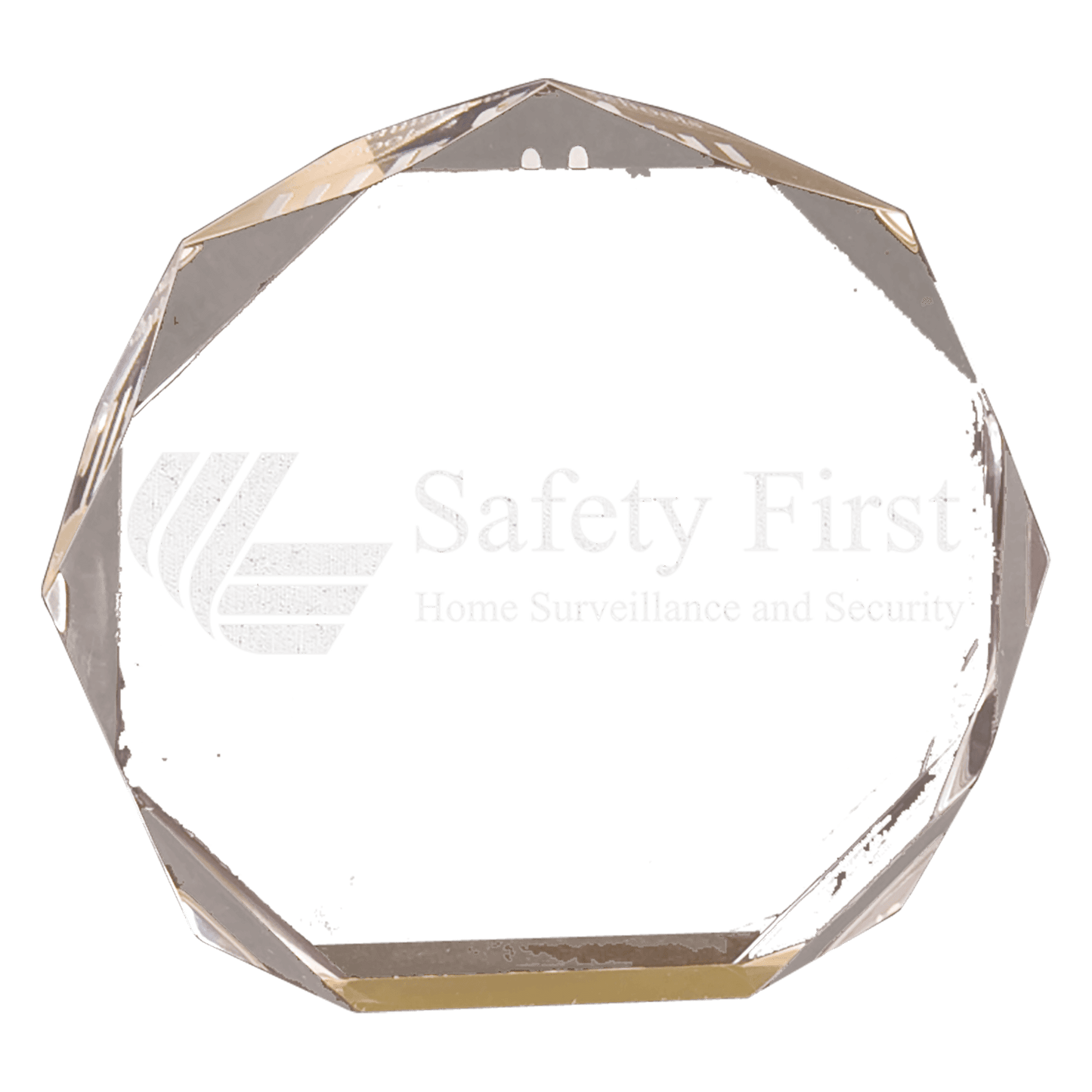 Gold 7" Octagon Acrylic Award