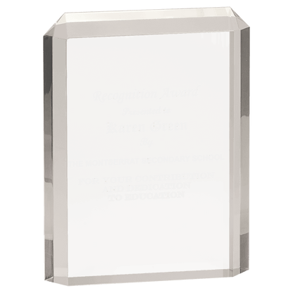 Clear 4 3/4" x 6 1/4" Premier Acrylic