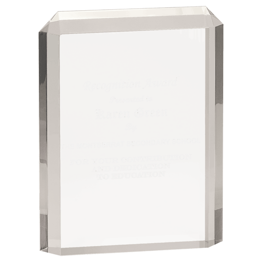 Clear 4 3/4" x 6 1/4" Premier Acrylic