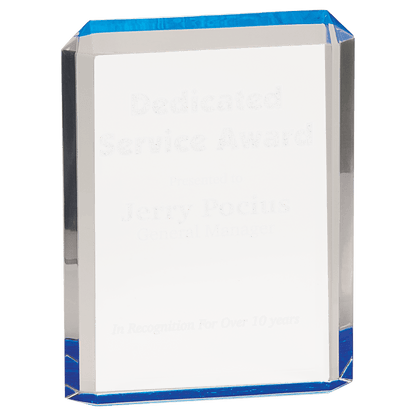 Blue 4 3/4" x 6 1/4" Premier Acrylic