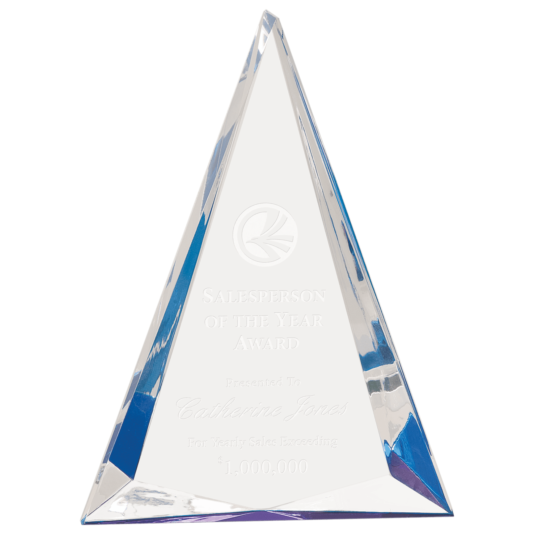 Blue 6" x 8" Pinnacle Acrylic