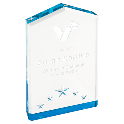 Blue 6" Star Point Acrylic