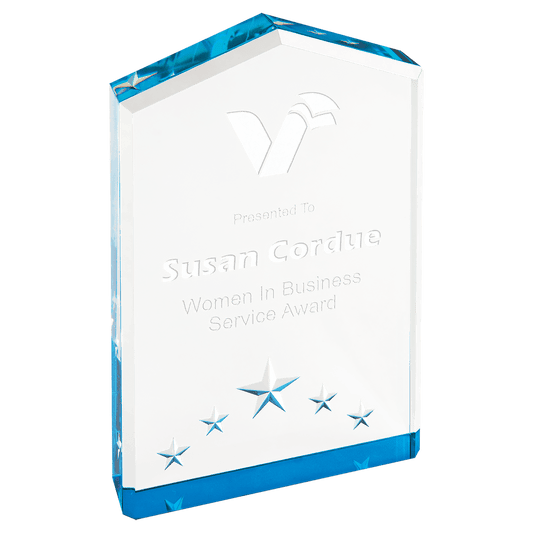 Blue 6" Star Point Acrylic