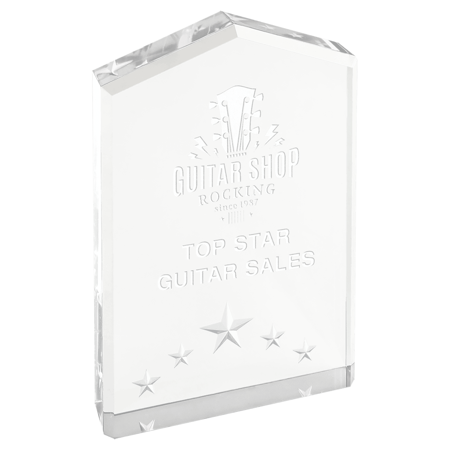 Silver 6" Star Point Acrylic