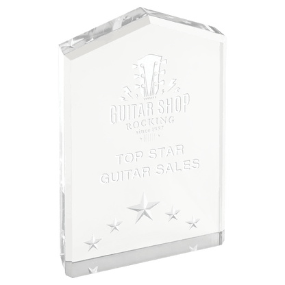 Silver 6" Star Point Acrylic