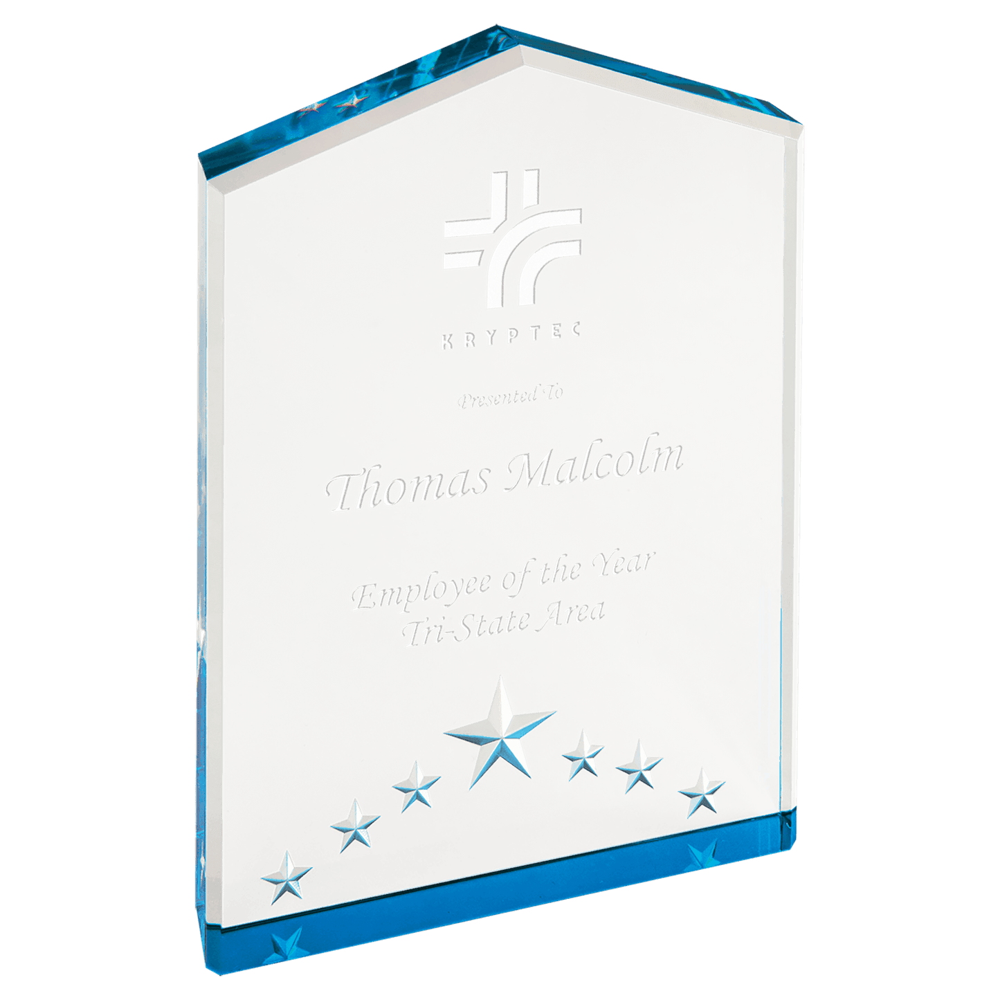 Blue 7" Star Point Acrylic