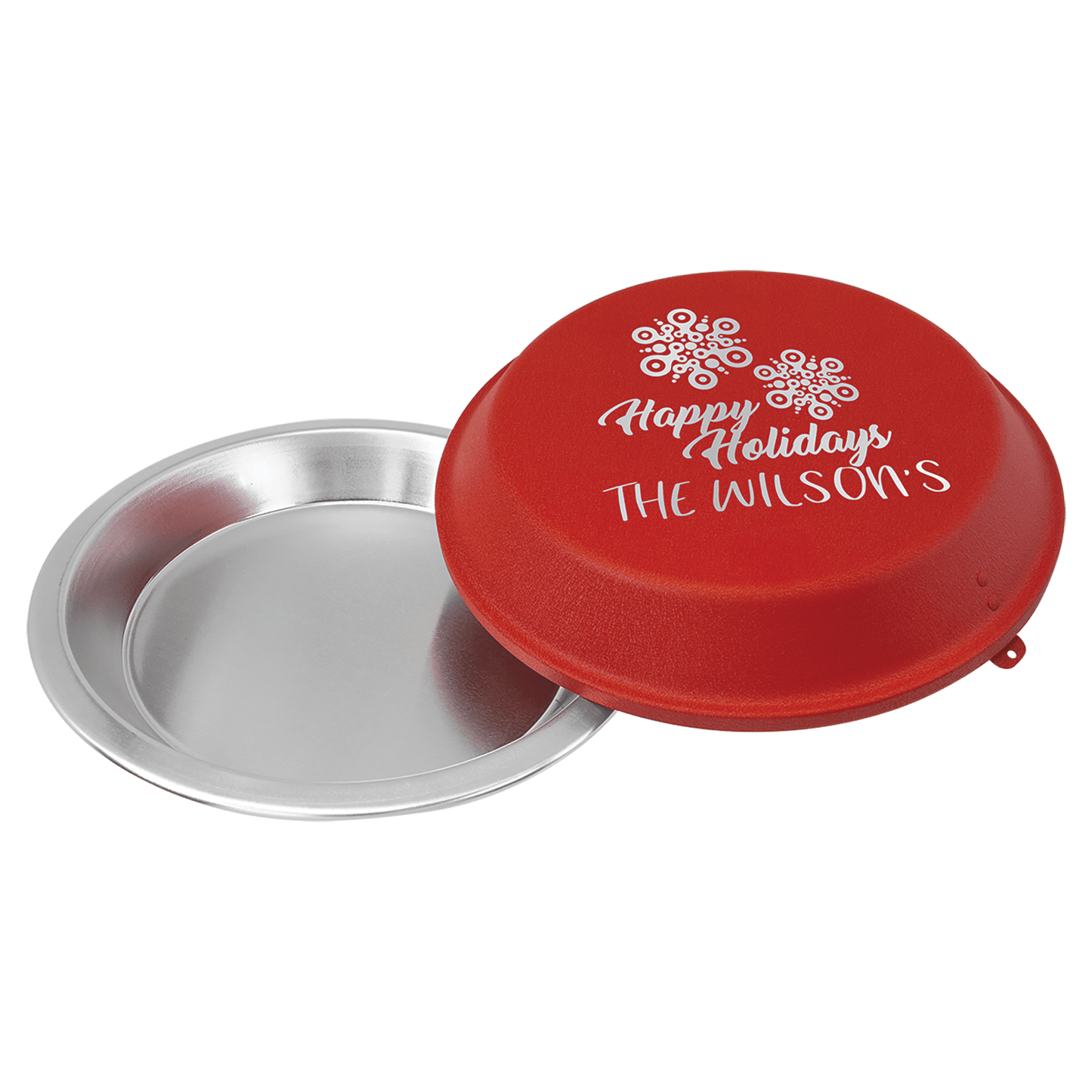 Black 9" Aluminum Pie Pan with Lid