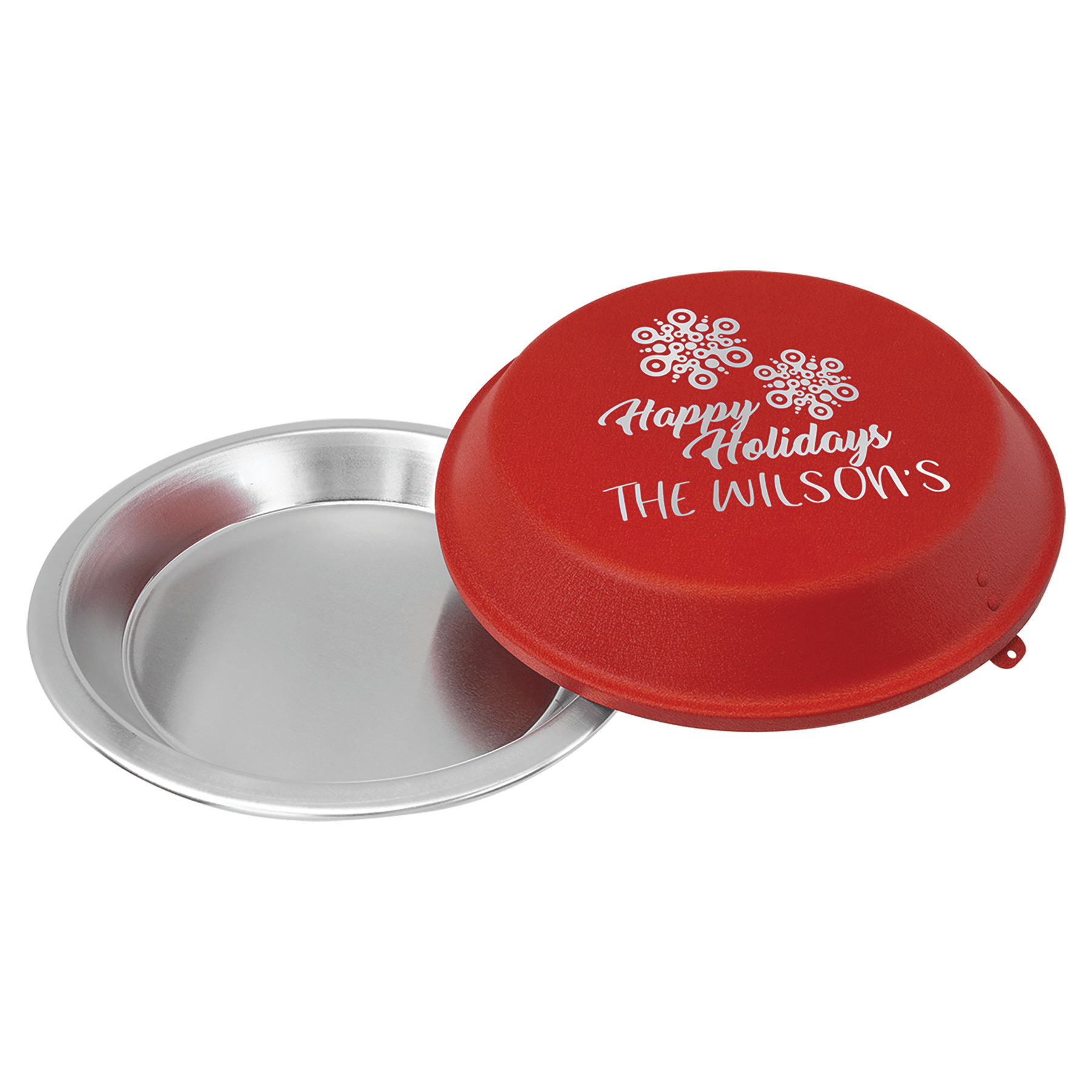 Black 9" Aluminum Pie Pan with Lid