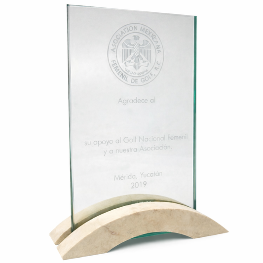 RME207 TROFEO DE GOLF VIDRIO