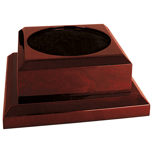 7" x 7" Rosewood Royal Piano Finish Pedestal Base
