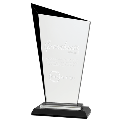 Black 9 1/2" Razor Glass