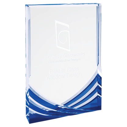 Blue 5" x 7" Rectangle Soaring Acrylic