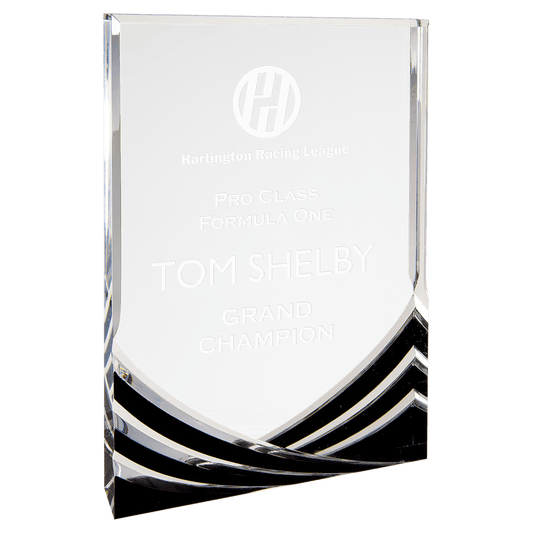 Black 6" x 8" Rectangle Soaring Acrylic