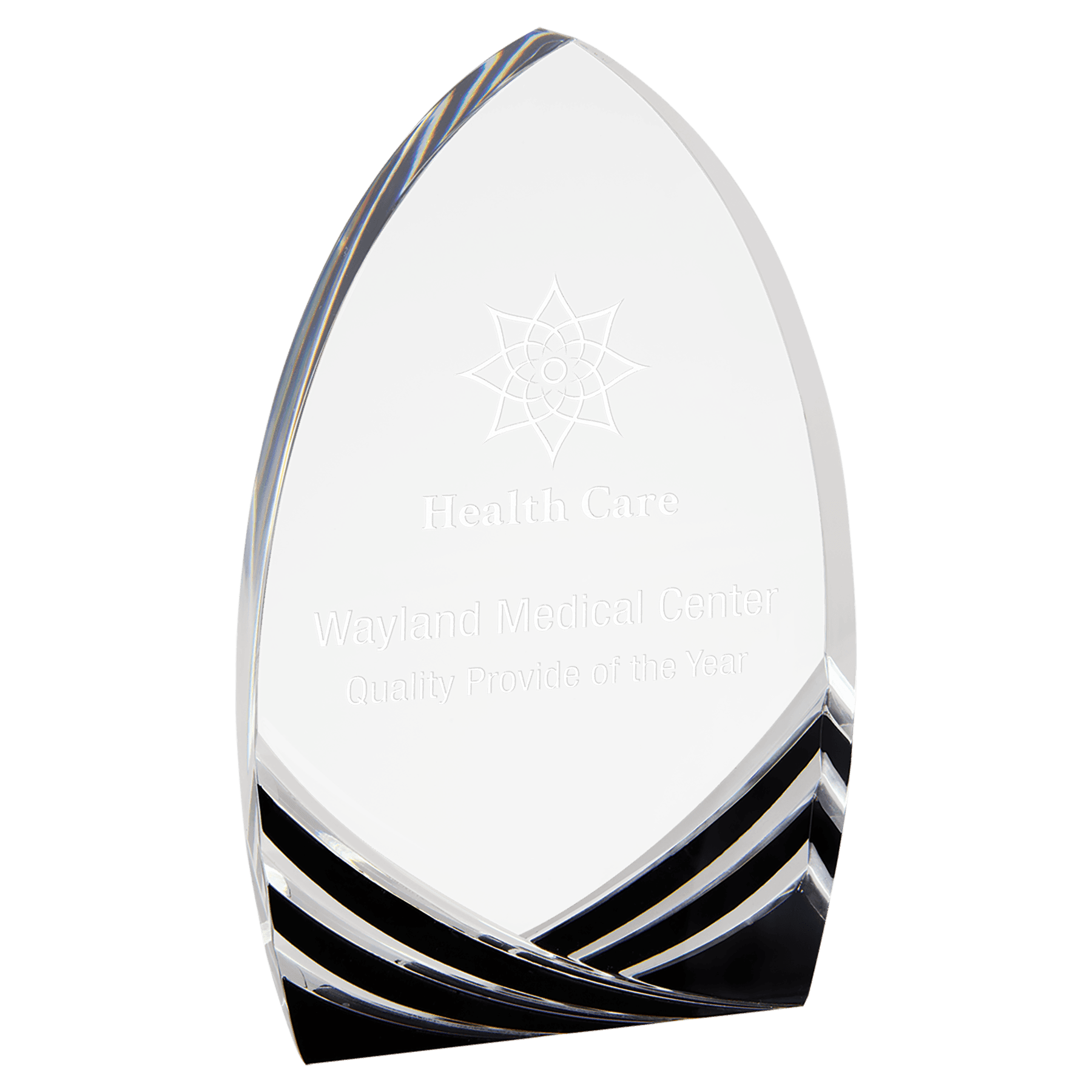 Black 7" Cathedral Soaring Acrylic