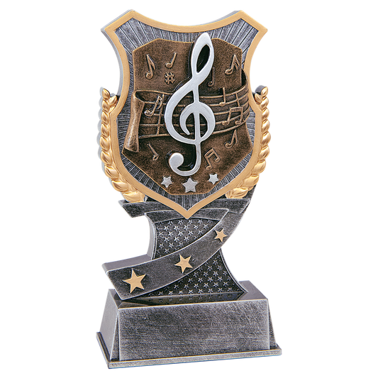 6" Music Shield Award