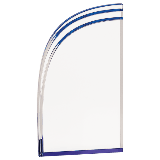 Blue 4" x 7" Wave Acrylic