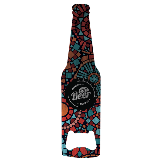 1 7/16" x 5 3/4" Sublimatable Stainless Steel Bottle Shaped Bottle Opener