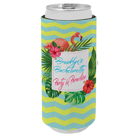 White Slim Sublimatable Beverage Holder