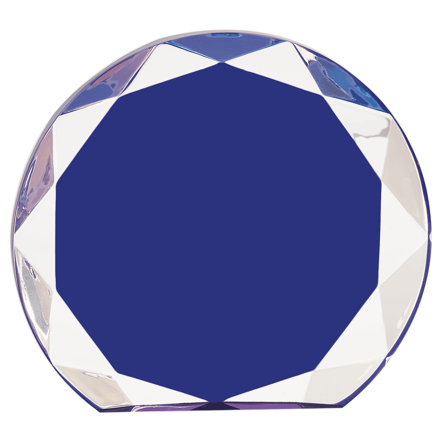 Blue 5 1/2" Sunburst Acrylic