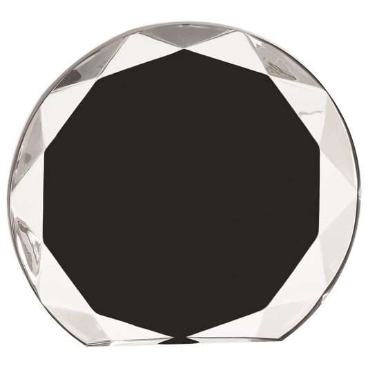 Black 6 1/4" Sunburst Acrylic