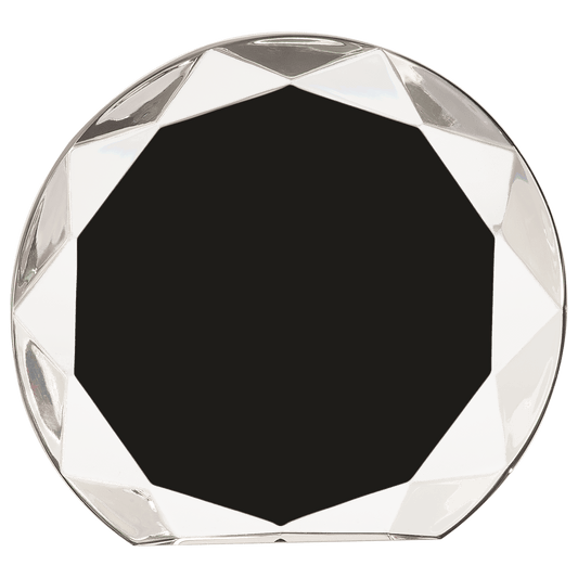 Black 7 1/4" Sunburst Acrylic