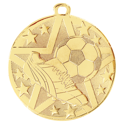 Gold 2" Superstar Soccer Medal