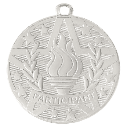 Silver 2" Superstar Participant Medal