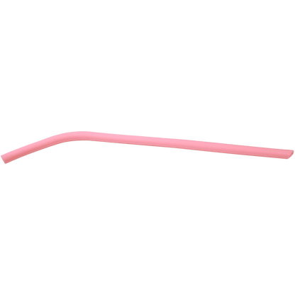 Pink 10" Small Silicone Straw