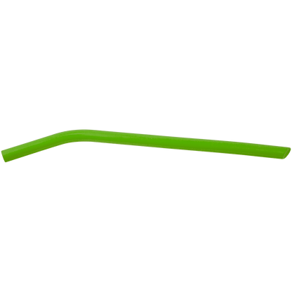 Green 10" Large Silicone Straw