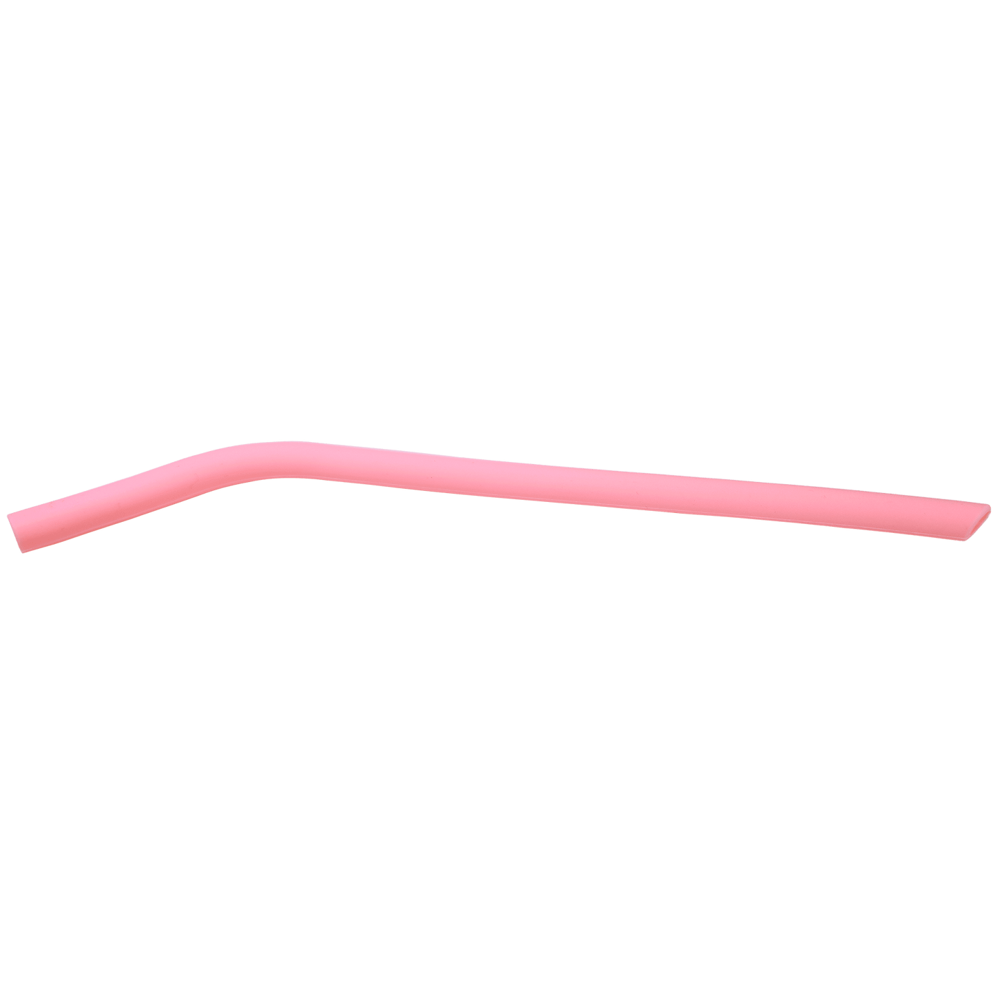 Pink 10" Large Silicone Straw