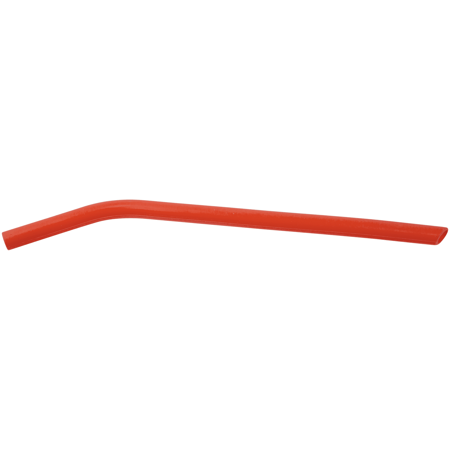 Red 10" Large Silicone Straw