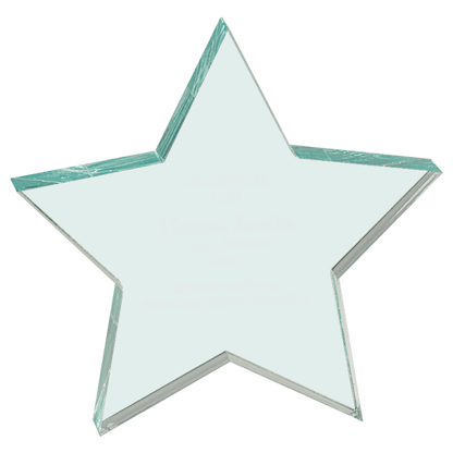 Jade 5" x 5" Star Acrylic Paperweight