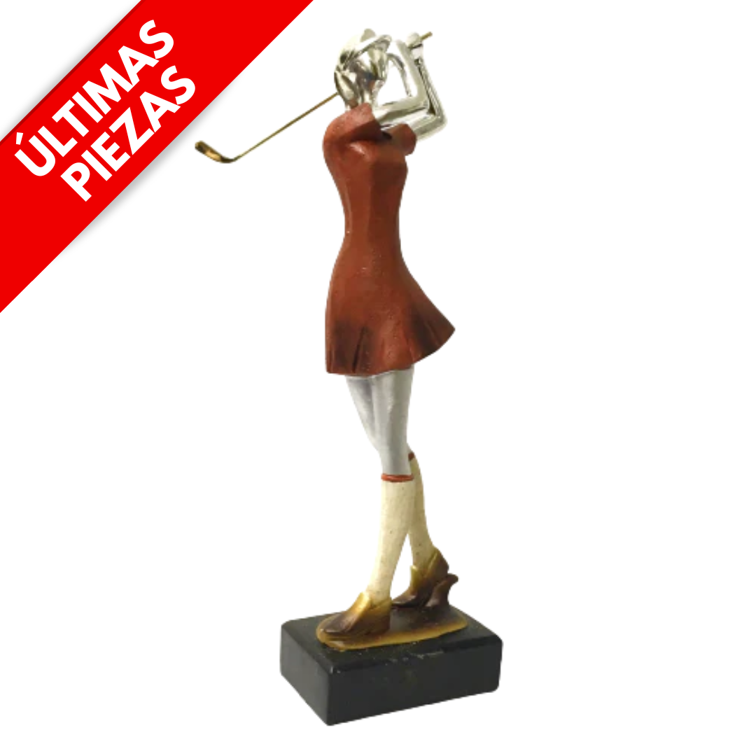 TGO745. Golf Femenil Resina Estilizada
